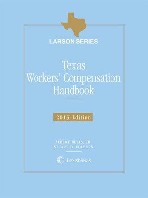 cover image of Texas Workers' Compensation Handbook